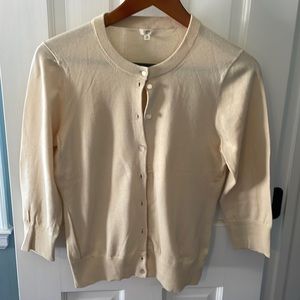 Perfect condition J. Crew 3/4 sleeve cardigan size M